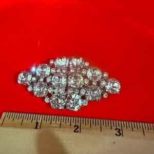 Vintage Coro duet rhinestone brooch
